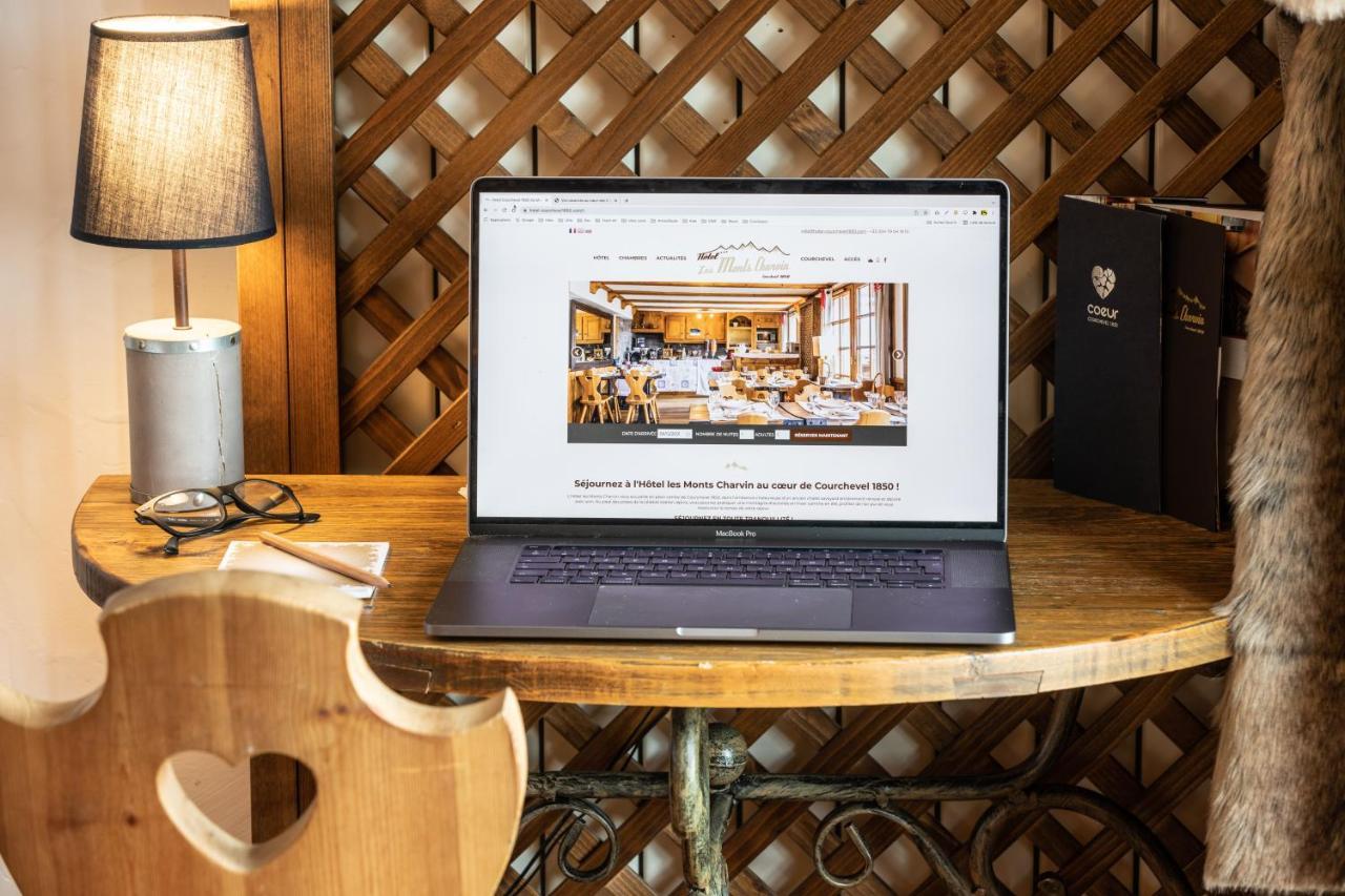 Les Monts Charvin Hotel คูร์เชอแวล ภายนอก รูปภาพ